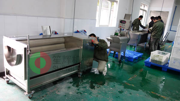 我公司為日資企業(yè)WCSP提供芥茉加工線！