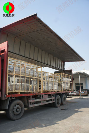 開(kāi)年繼續(xù)發(fā)貨，大批蔬果前處理加工機(jī)械按期交付！